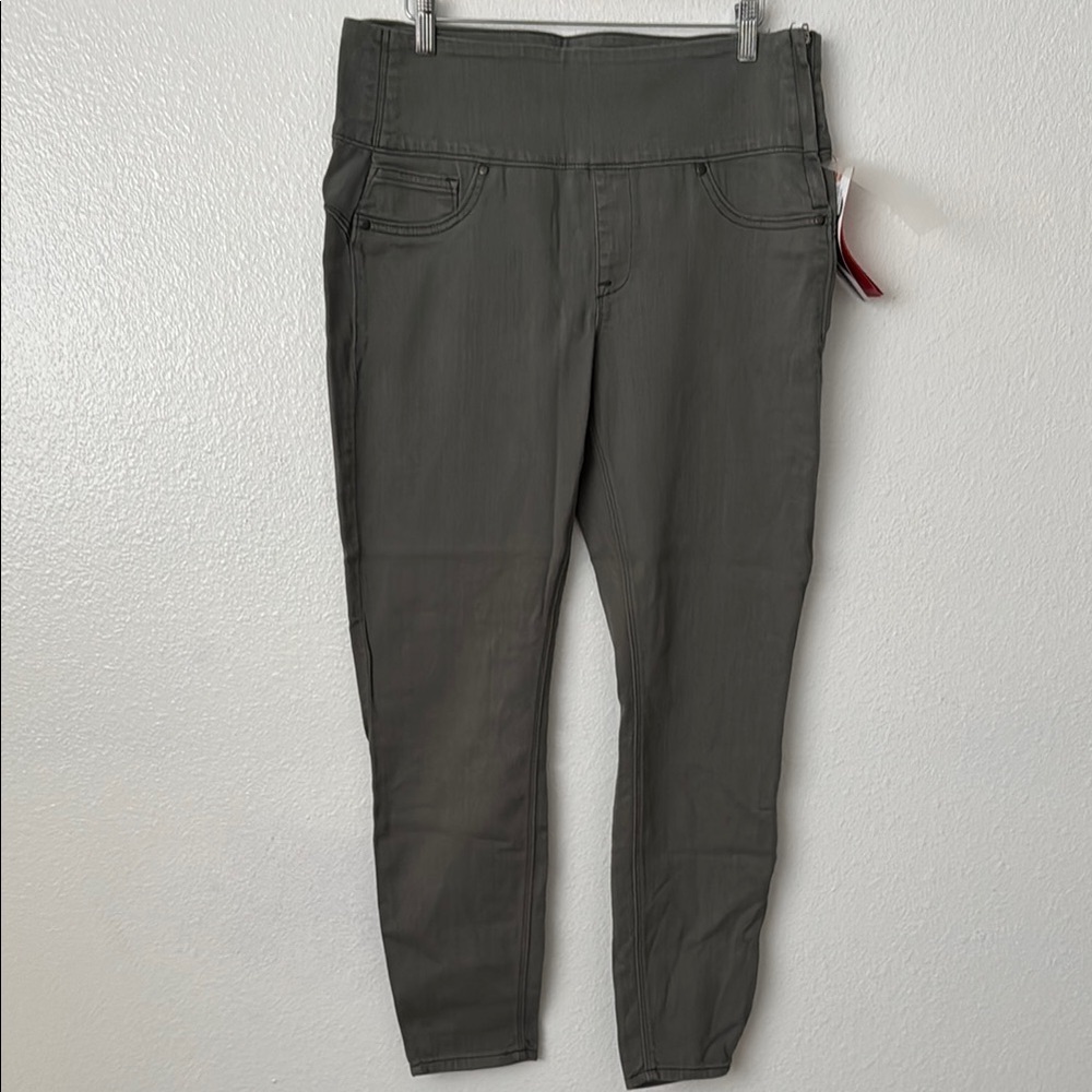 NWT Spanx XL Denim Leggings in Gunmetal
